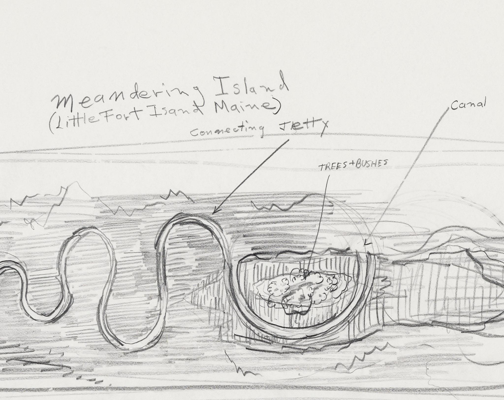 Meandering Island (Little Fort Island Maine) Holt/Smithson Foundation